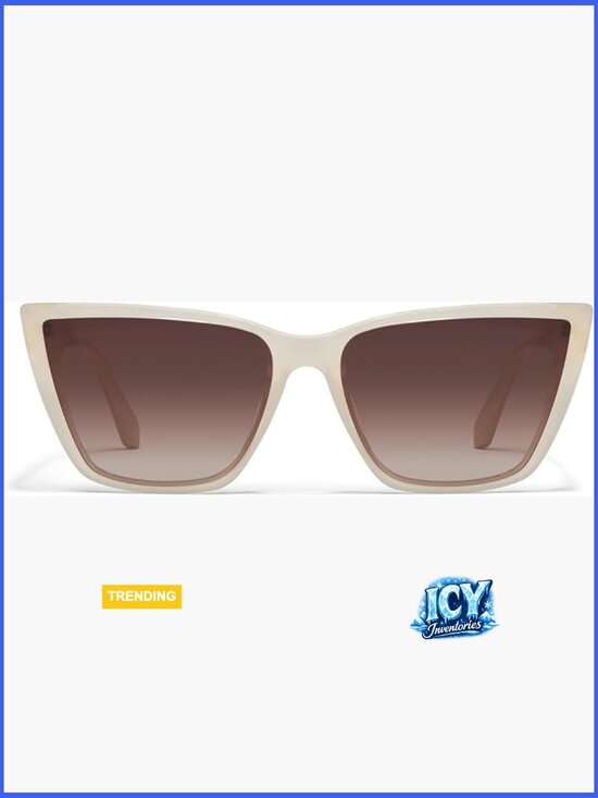 Cat Eye Sunglasses with UV Protection Injection Frame Polycarbonate Lenses